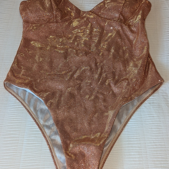SHEIN rose gold bathing suit - Picture 2 of 6